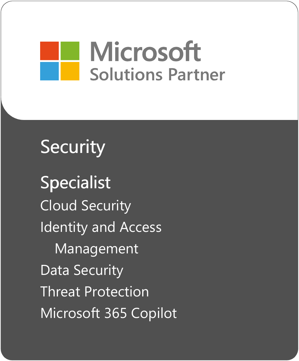 Microsoft Solutions Partner Designation: Security